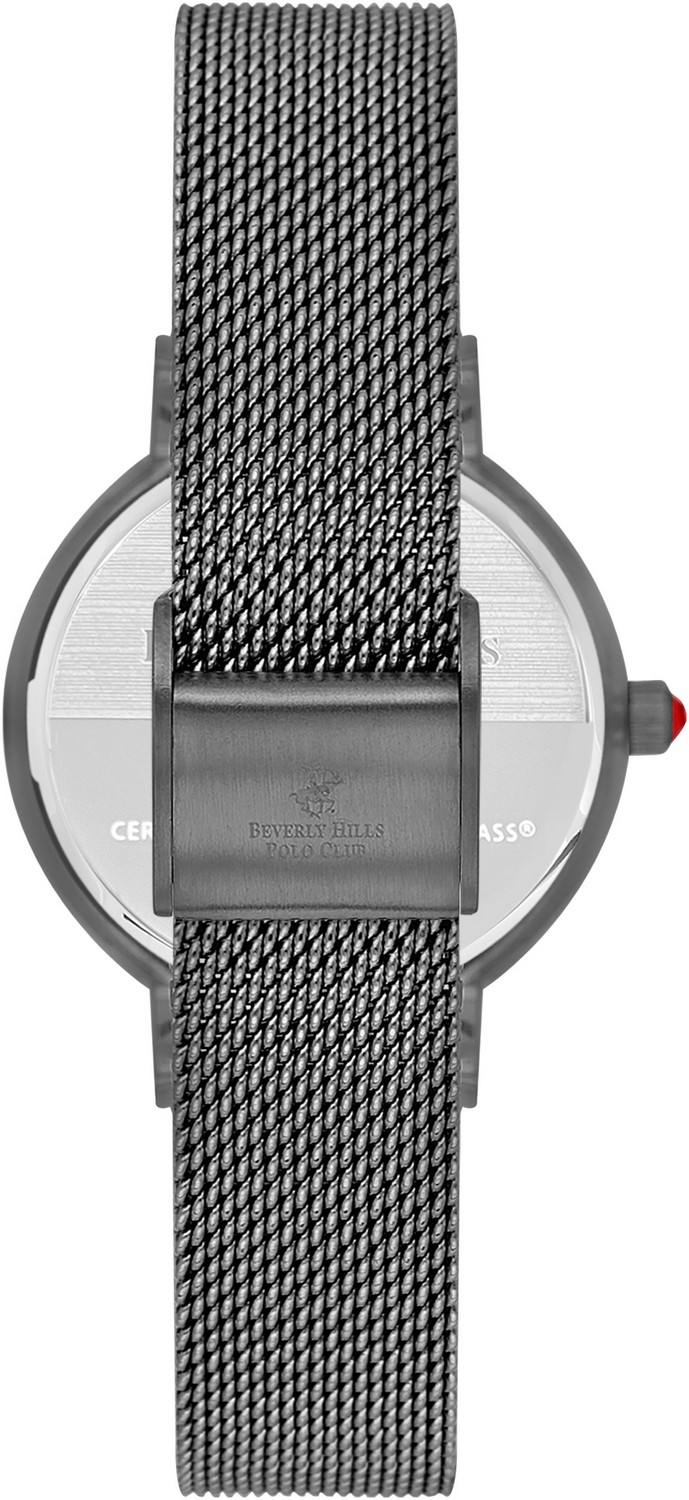 BEVERLY HILLS POLO CLUB  Женские часы, кварцевый механизм, сталь с покрытием, 32 мм