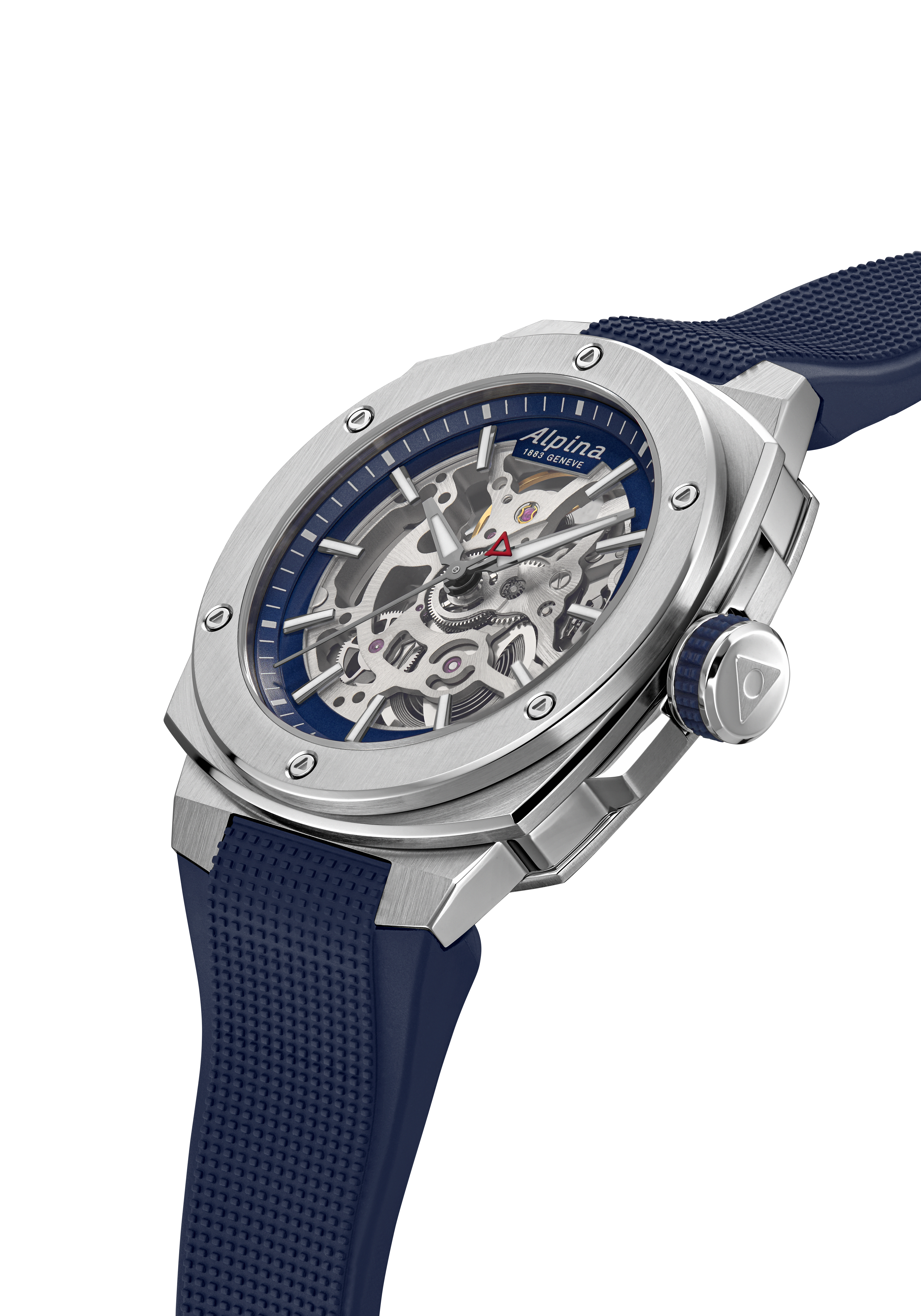 Alpina  Мужские швейцарские часы, автоматический механизм, сталь
