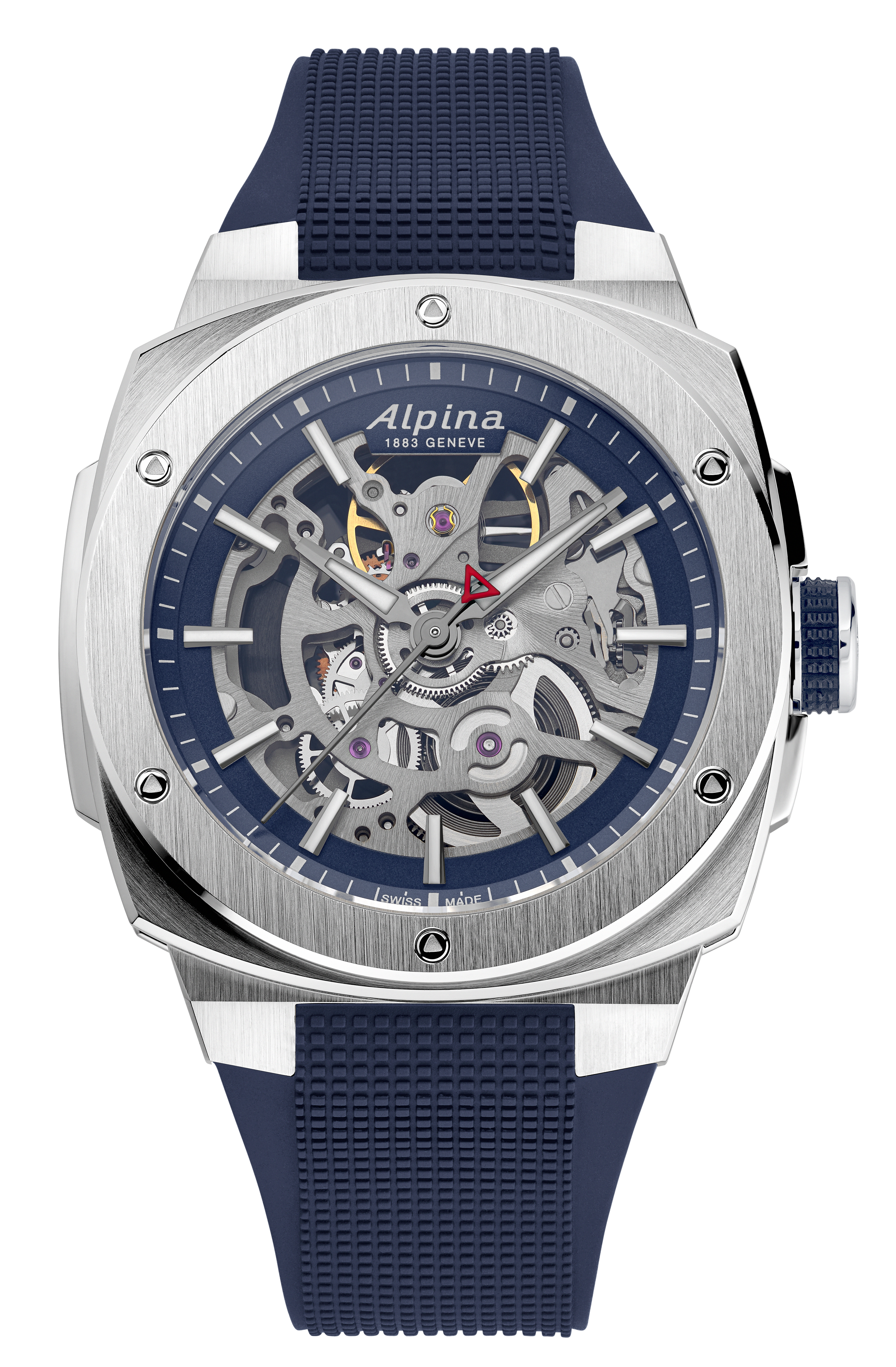 Alpina  Мужские швейцарские часы, автоматический механизм, сталь