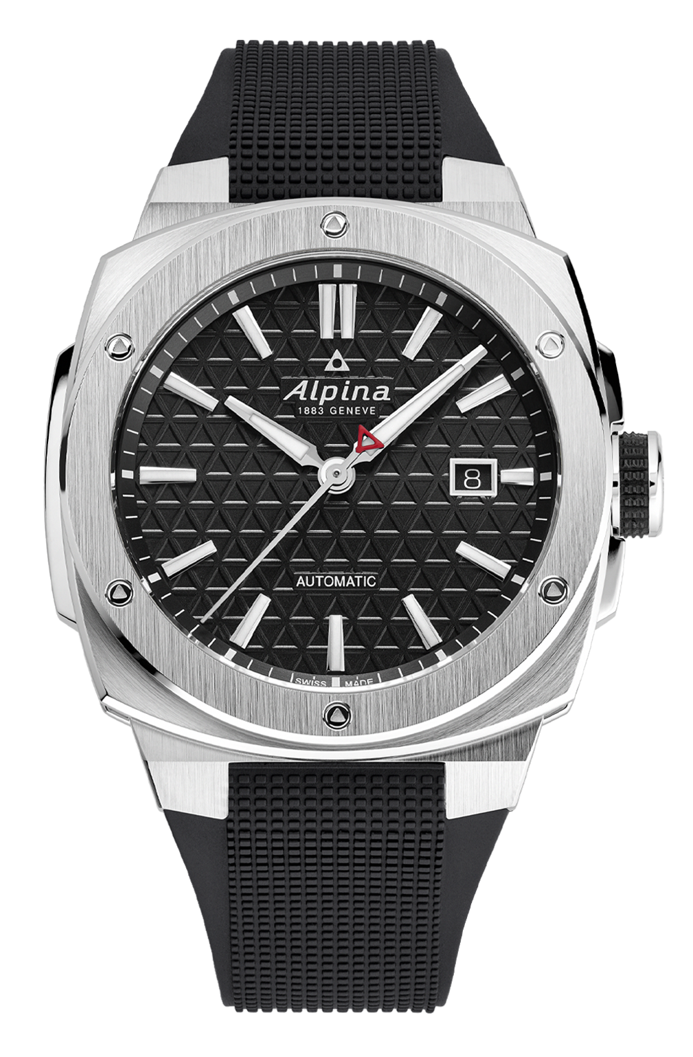 Alpina  Мужские швейцарские часы, автоматический механизм, сталь