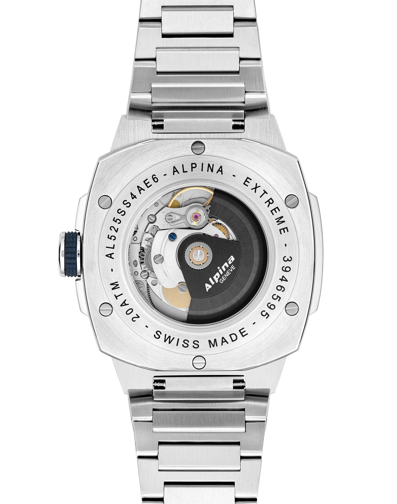 Alpina  Мужские швейцарские часы, автоматический механизм, сталь