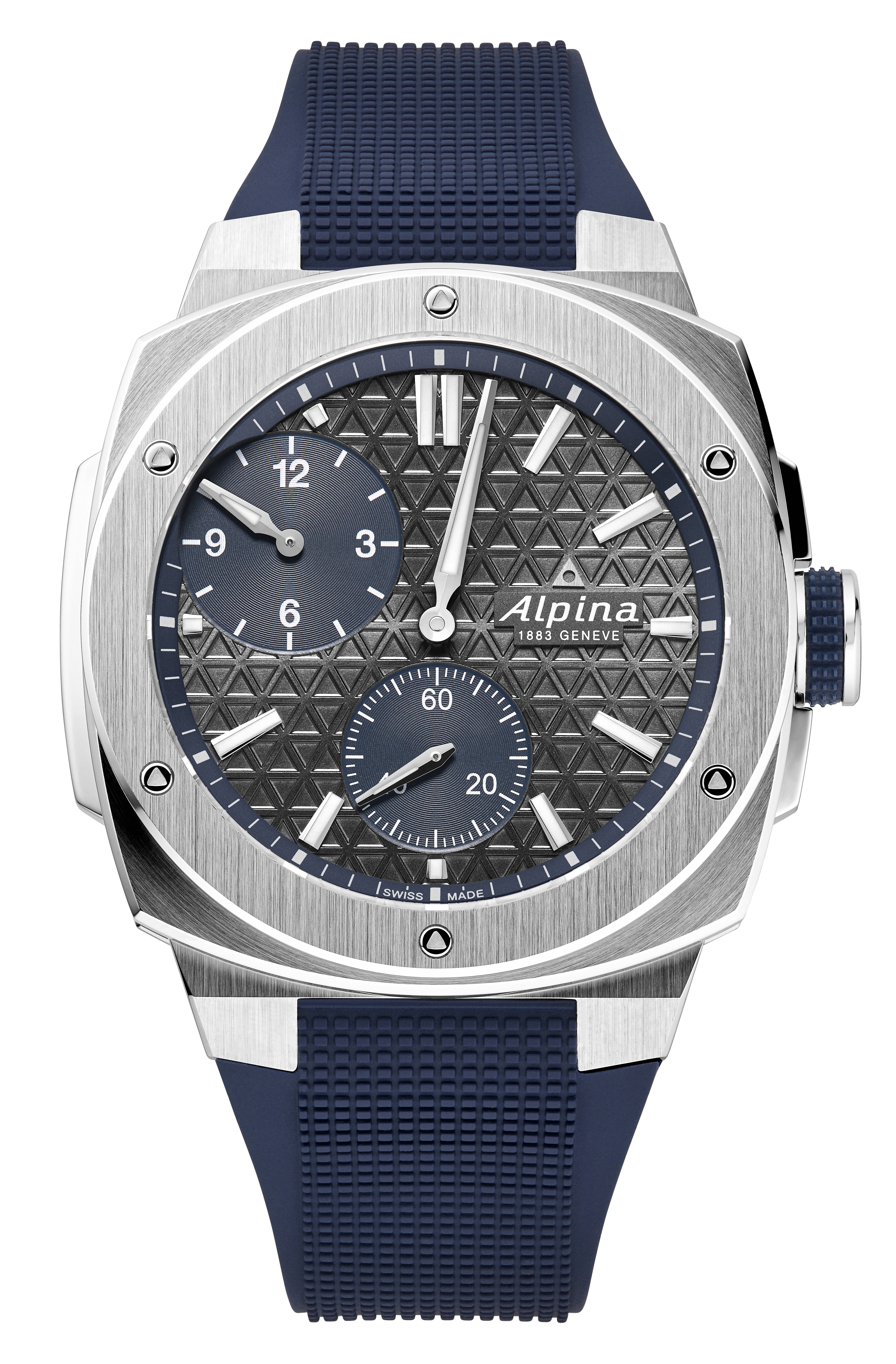 Alpina  Мужские швейцарские часы, автоматический механизм, сталь