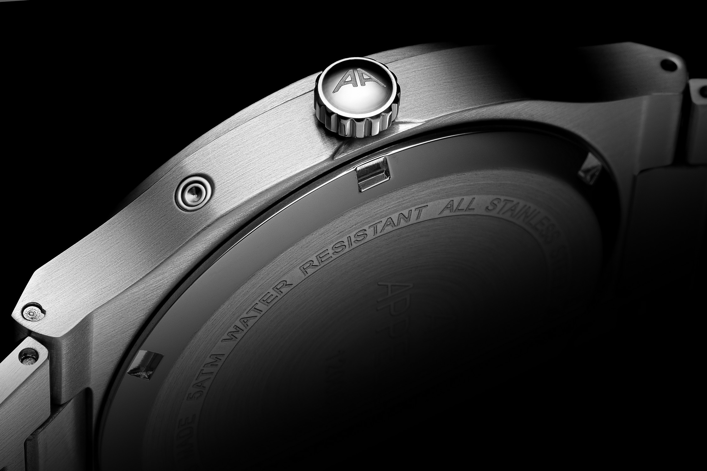 APPELLA  Мужские швейцарские часы, кварцевый механизм с фазами Луны, сталь, 42,5 мм