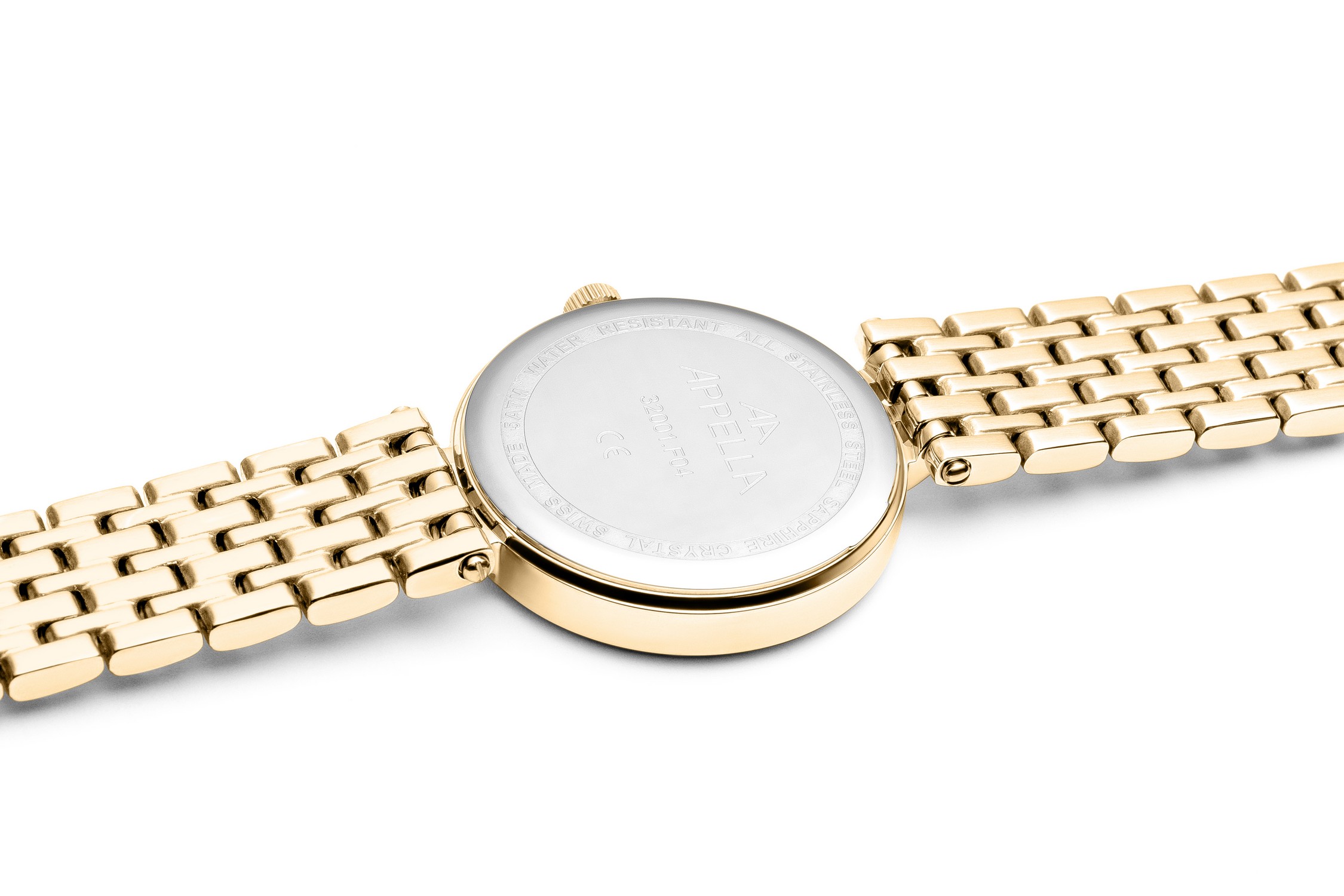 APPELLA  Женские швейцарские часы, кварцевый механизм, сталь с покрытием, 29 мм