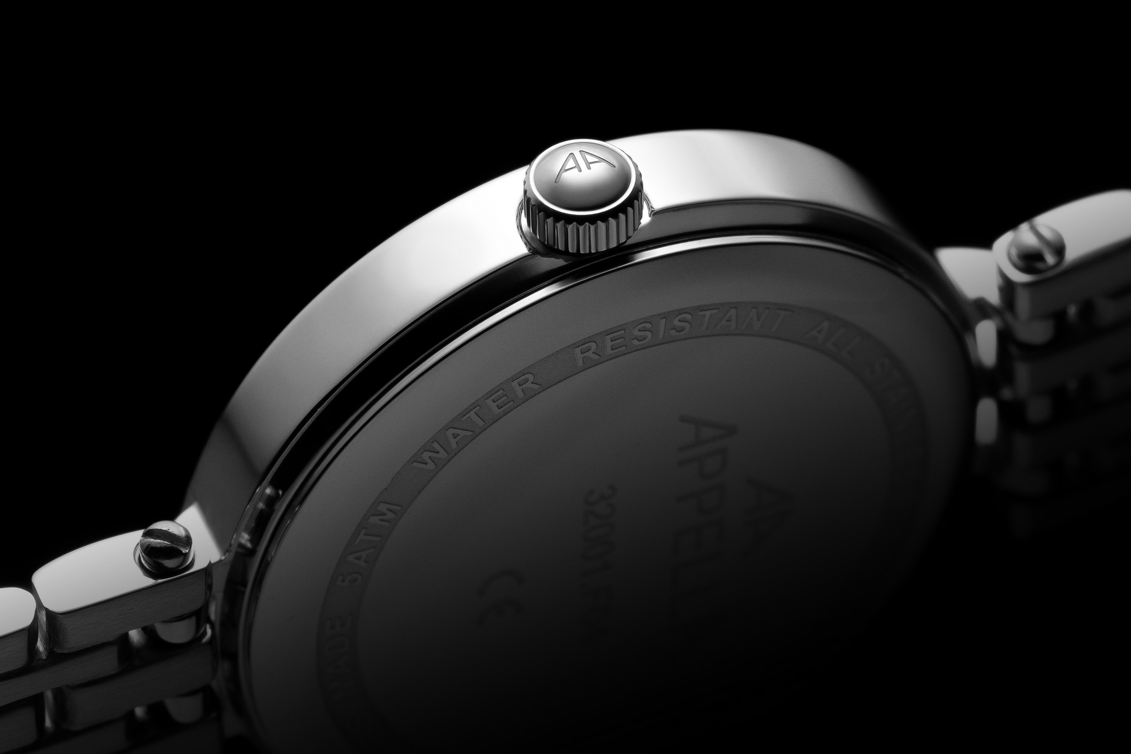 APPELLA  Женские швейцарские часы, кварцевый механизм, сталь, 29 мм