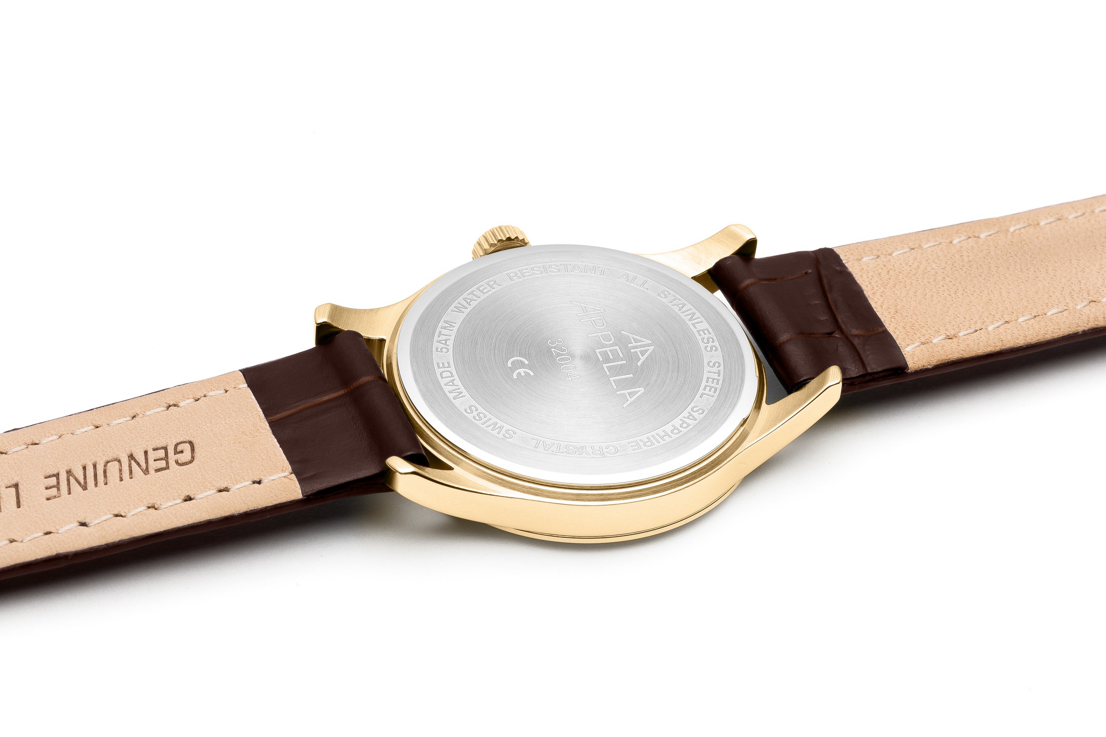 APPELLA  Женские швейцарские часы, кварцевый механизм, сталь с покрытием, 31 мм