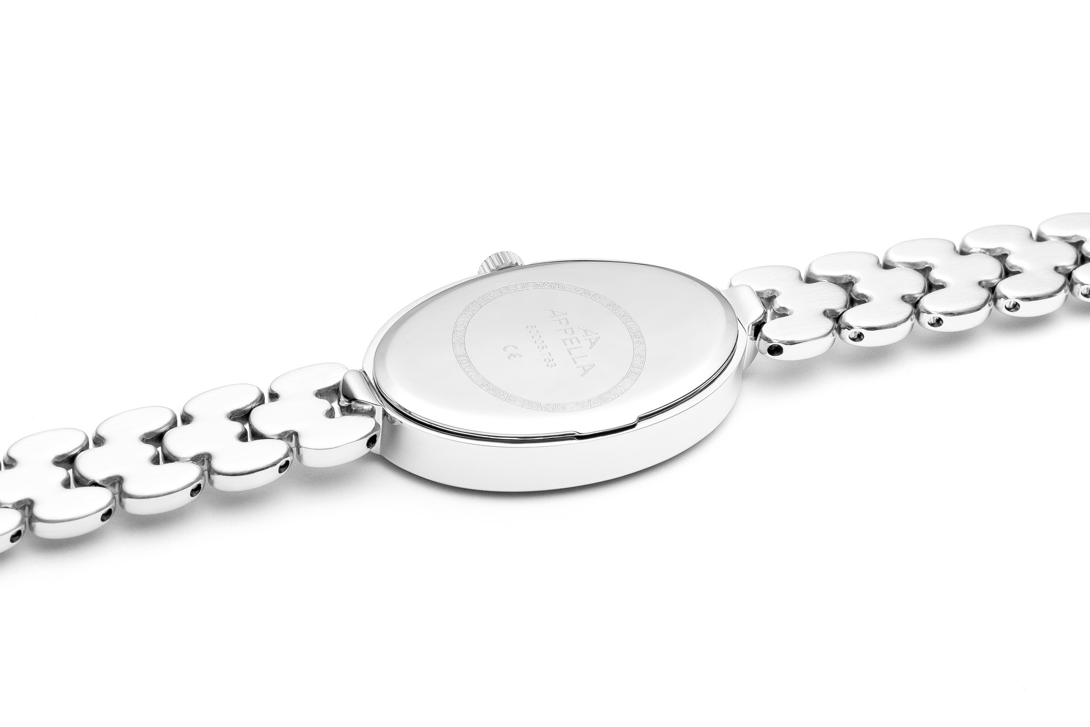 APPELLA   швейцарские часы, кварцевый механизм, сталь, 21 х 31 мм