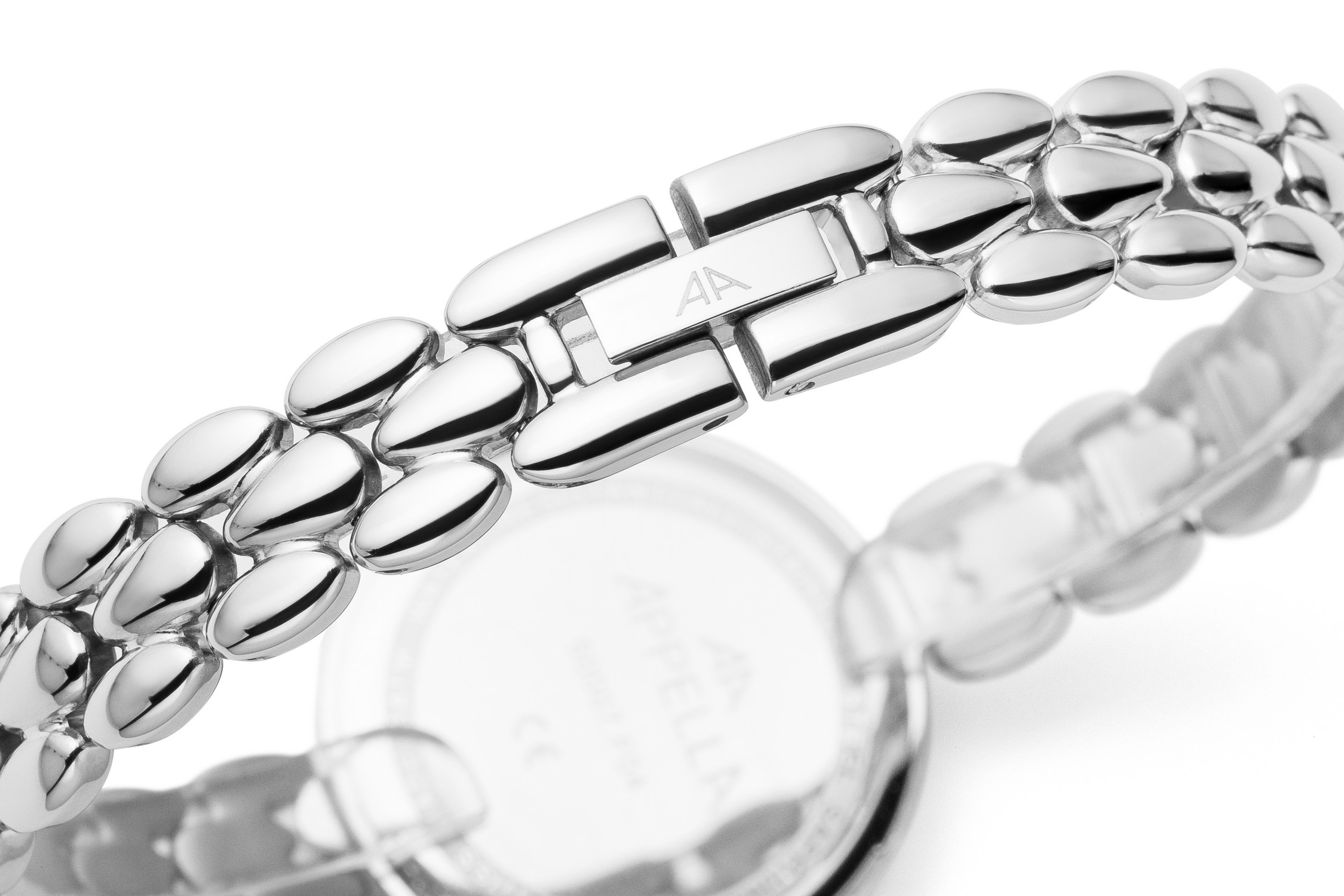 APPELLA  Женские швейцарские часы, кварцевый механизм, сталь, 28 мм