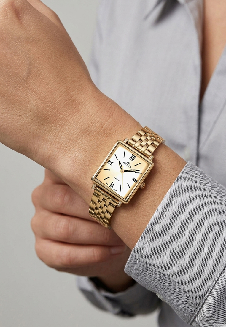 APPELLA   швейцарские часы, кварцевый механизм, сталь с покрытием, 24 х 26 мм