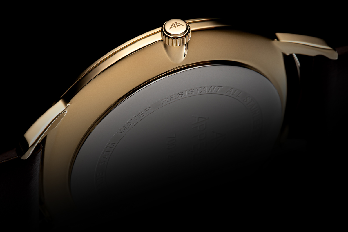 APPELLA  Мужские швейцарские часы, кварцевый механизм, сталь с покрытием, ультра-тонкий корпус, 41 мм