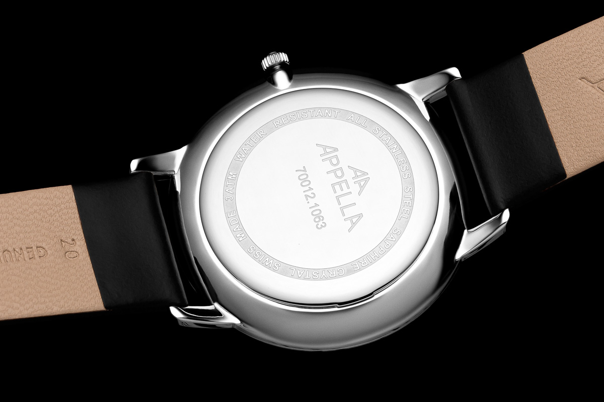 APPELLA  Мужские швейцарские часы, кварцевый механизм, сталь, ультра-тонкий корпус, 41 мм