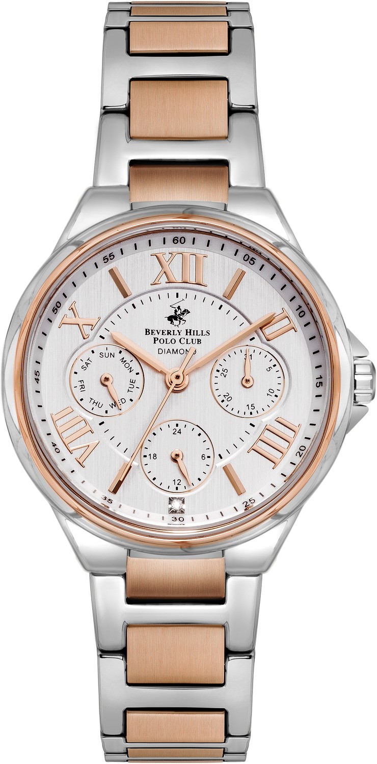 Часы BEVERLY HILLS POLO CLUB  BP3085C.530 Женские часы, кварцевый механизм, суперметалл с покрытием, 33 мм