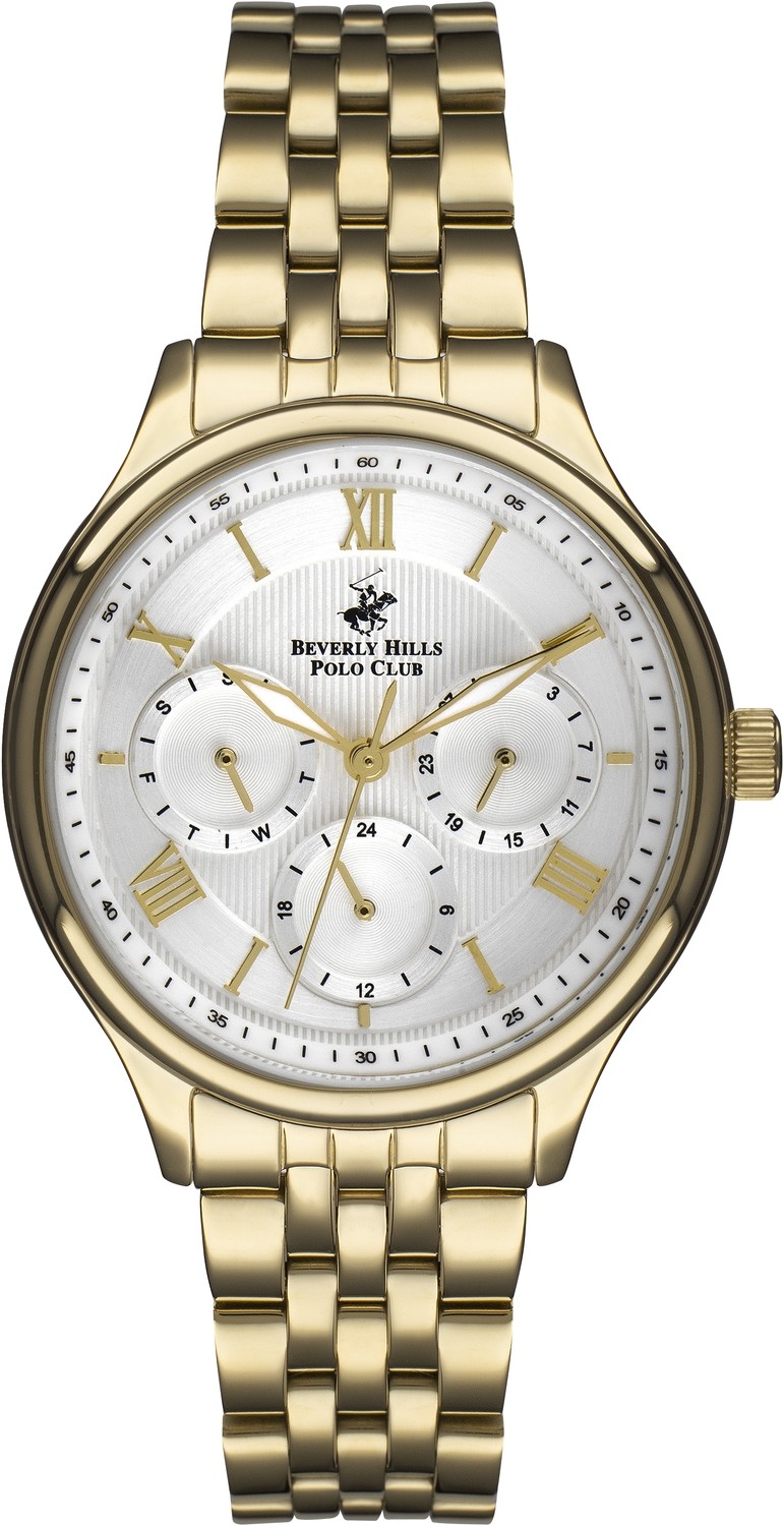 Часы BEVERLY HILLS POLO CLUB  BP3090C.130 Женские часы, кварцевый механизм, суперметалл с покрытием, 35 мм