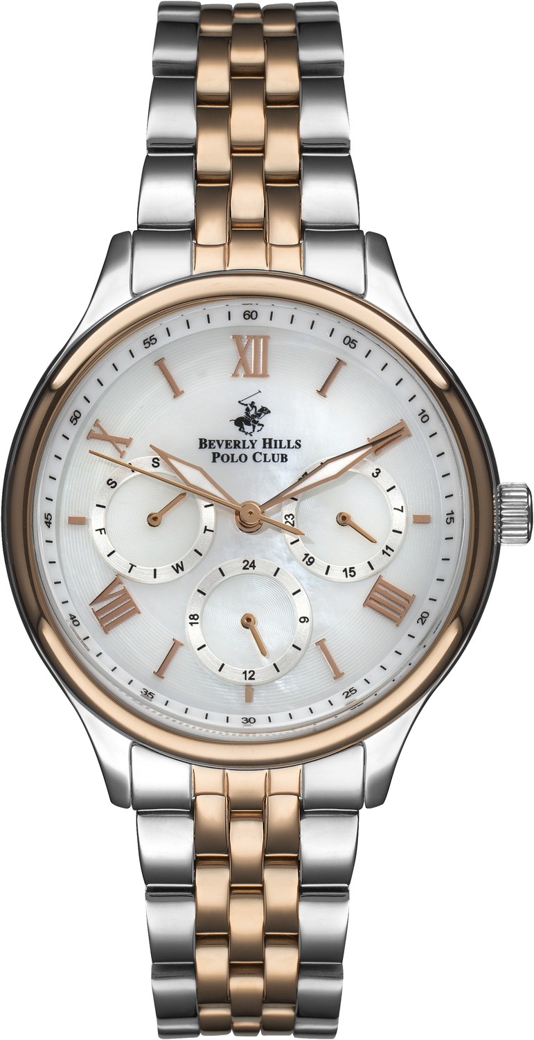 Часы BEVERLY HILLS POLO CLUB  BP3090C.530 Женские часы, кварцевый механизм, суперметалл с покрытием, 35 мм