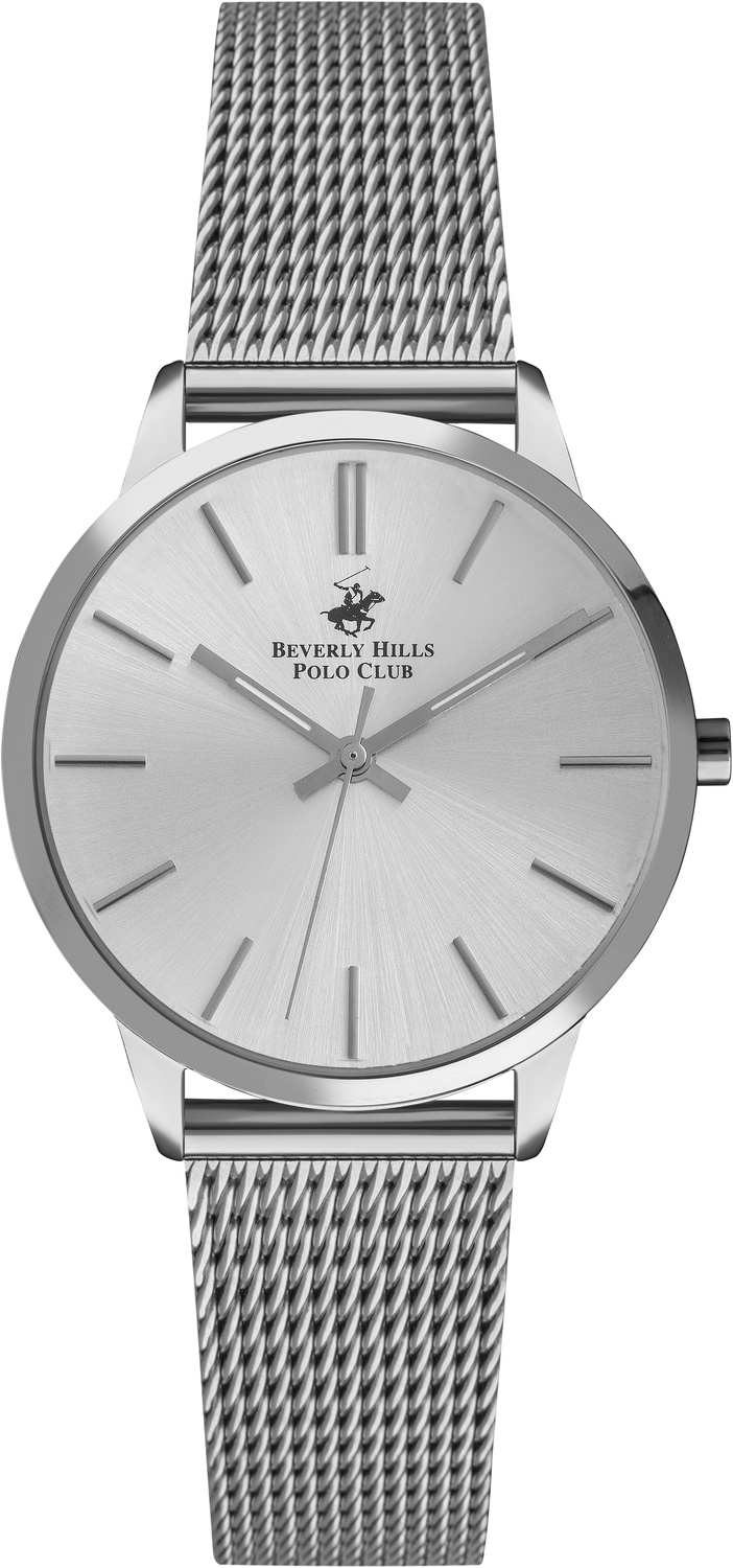 BEVERLY HILLS POLO CLUB  Женские часы, кварцевый механизм, суперметалл, 35 мм