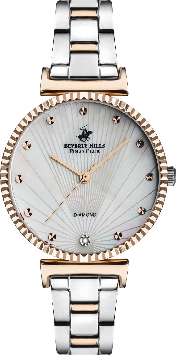 Часы BEVERLY HILLS POLO CLUB  BP3168X.520 Женские часы, кварцевый механизм, сталь с покрытием, 34 мм
