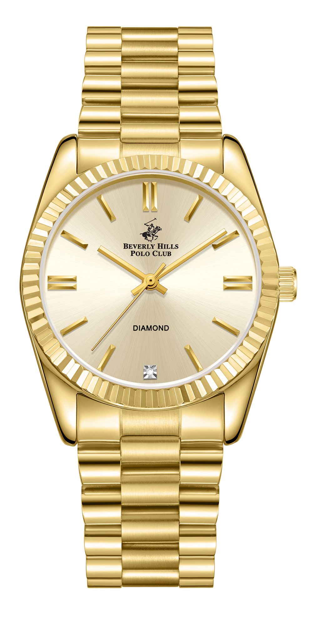 BEVERLY HILLS POLO CLUB  Женские часы, кварцевый механизм, суперметалл с покрытием, 36 мм