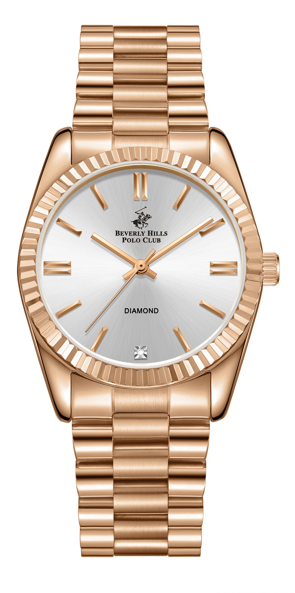 BEVERLY HILLS POLO CLUB  Женские часы, кварцевый механизм, суперметалл с покрытием, 36 мм