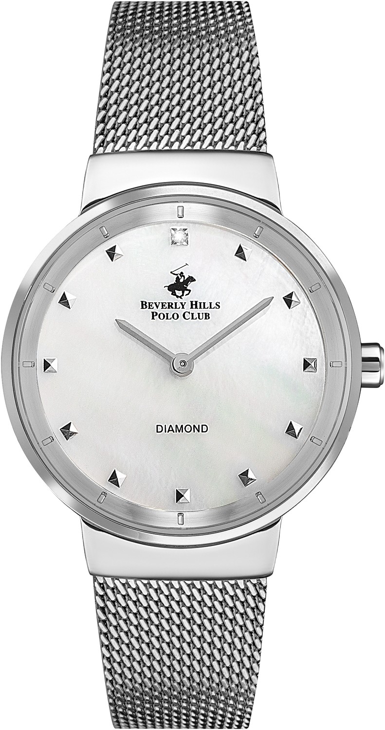 BEVERLY HILLS POLO CLUB  Женские часы, кварцевый механизм, суперметалл, 32 мм