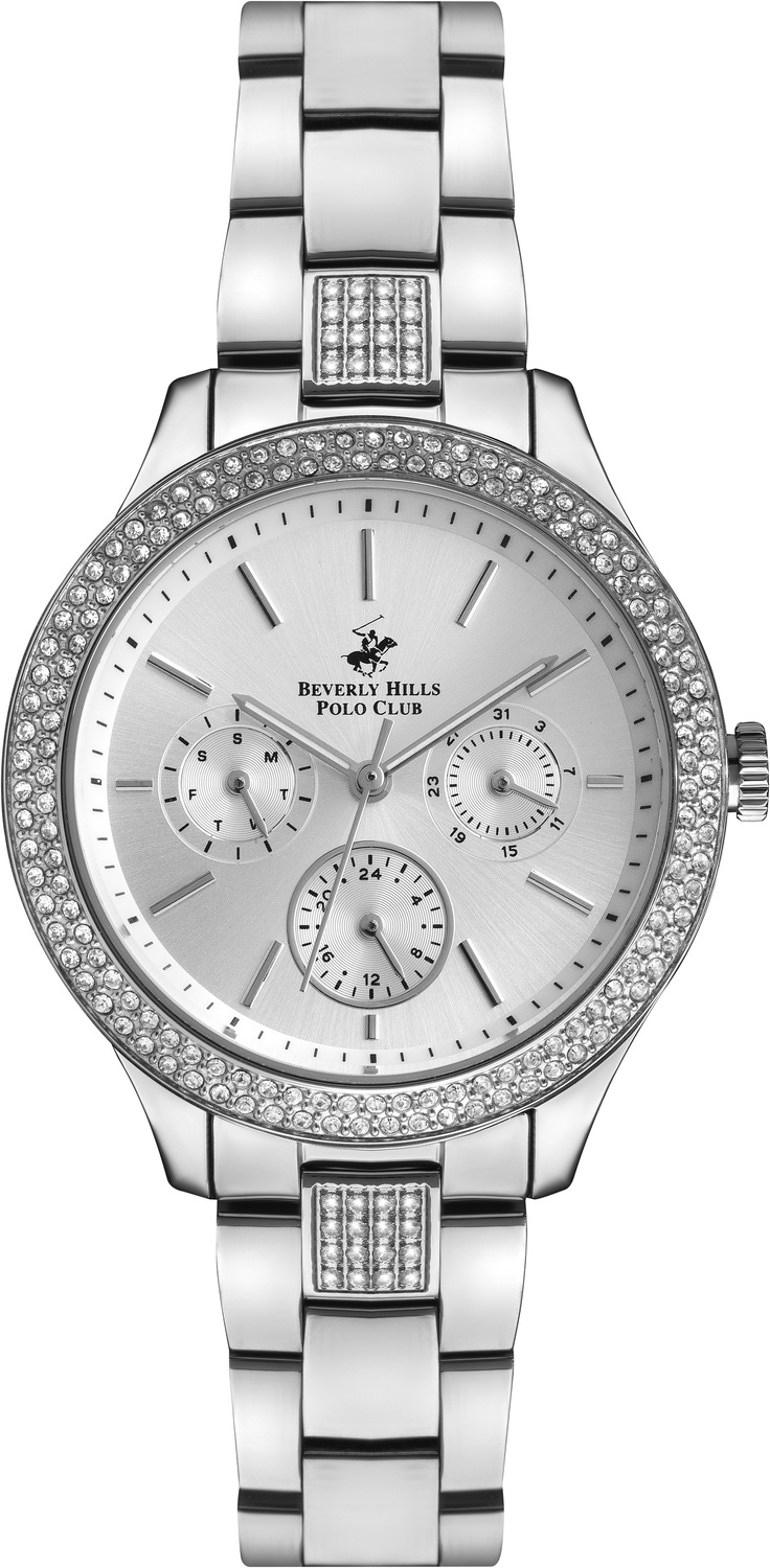 Часы BEVERLY HILLS POLO CLUB  BP3189C.330 Женские часы, кварцевый механизм, суперметалл, 36 мм