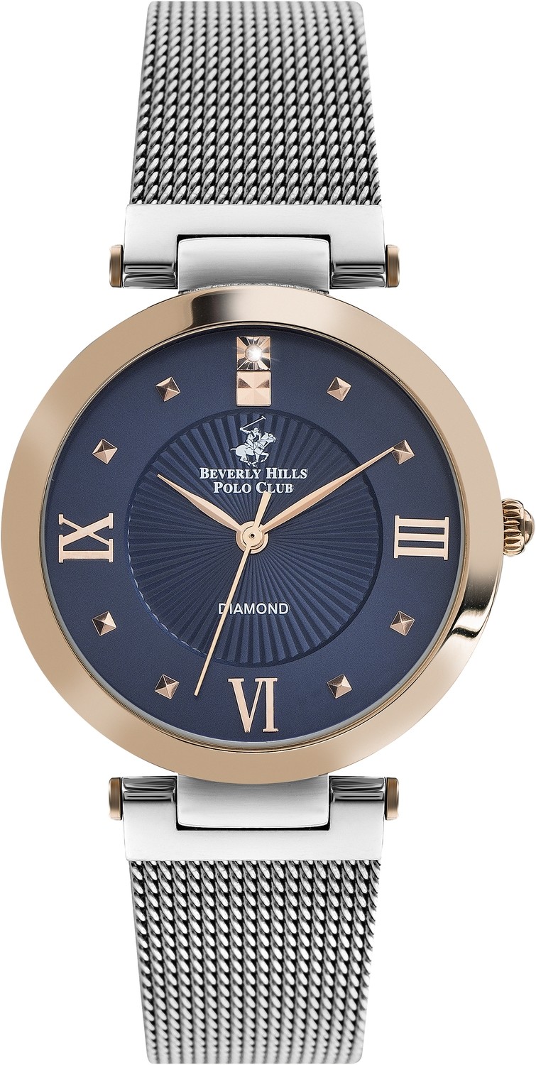 Часы BEVERLY HILLS POLO CLUB  BP3190X.590 Женские часы, кварцевый механизм, сталь с покрытием, 34 мм
