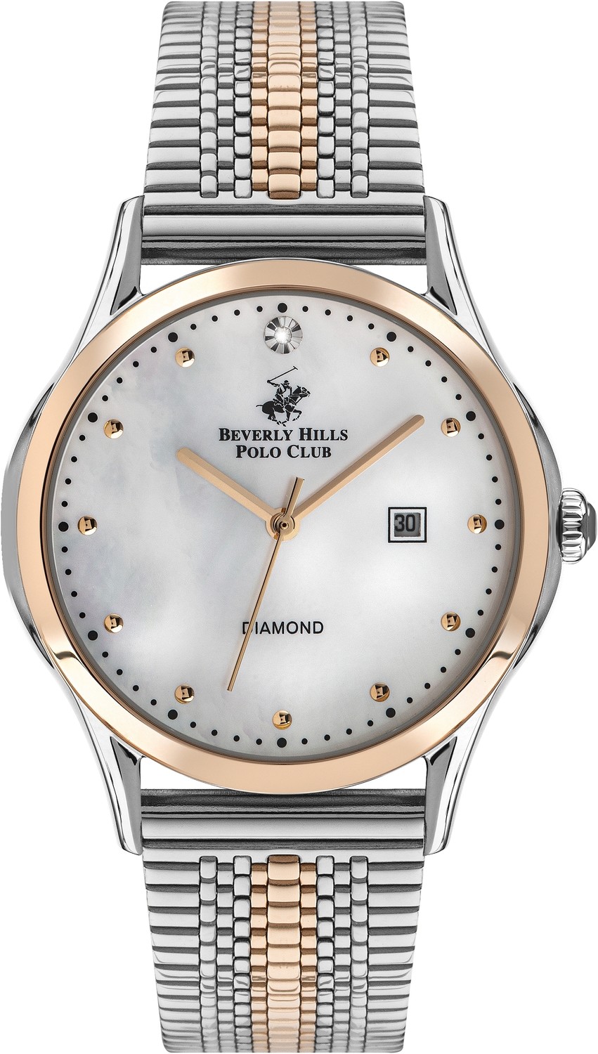 Часы BEVERLY HILLS POLO CLUB  BP3195C.520 Женские часы, кварцевый механизм, суперметалл с покрытием, 35 мм