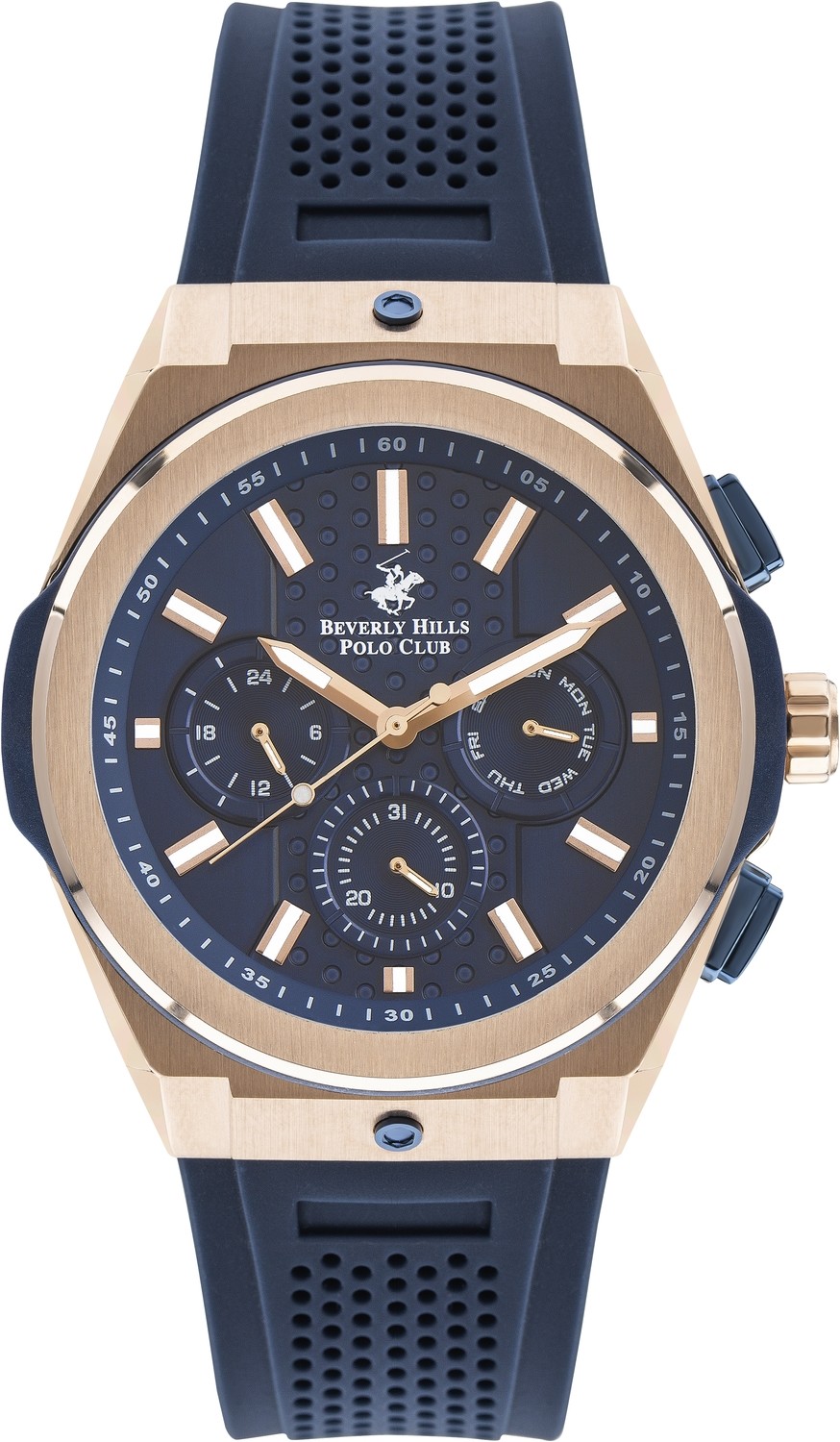 Часы BEVERLY HILLS POLO CLUB  BP3206X.999 Мужские часы, кварцевый механизм, сталь с покрытием, 47 мм