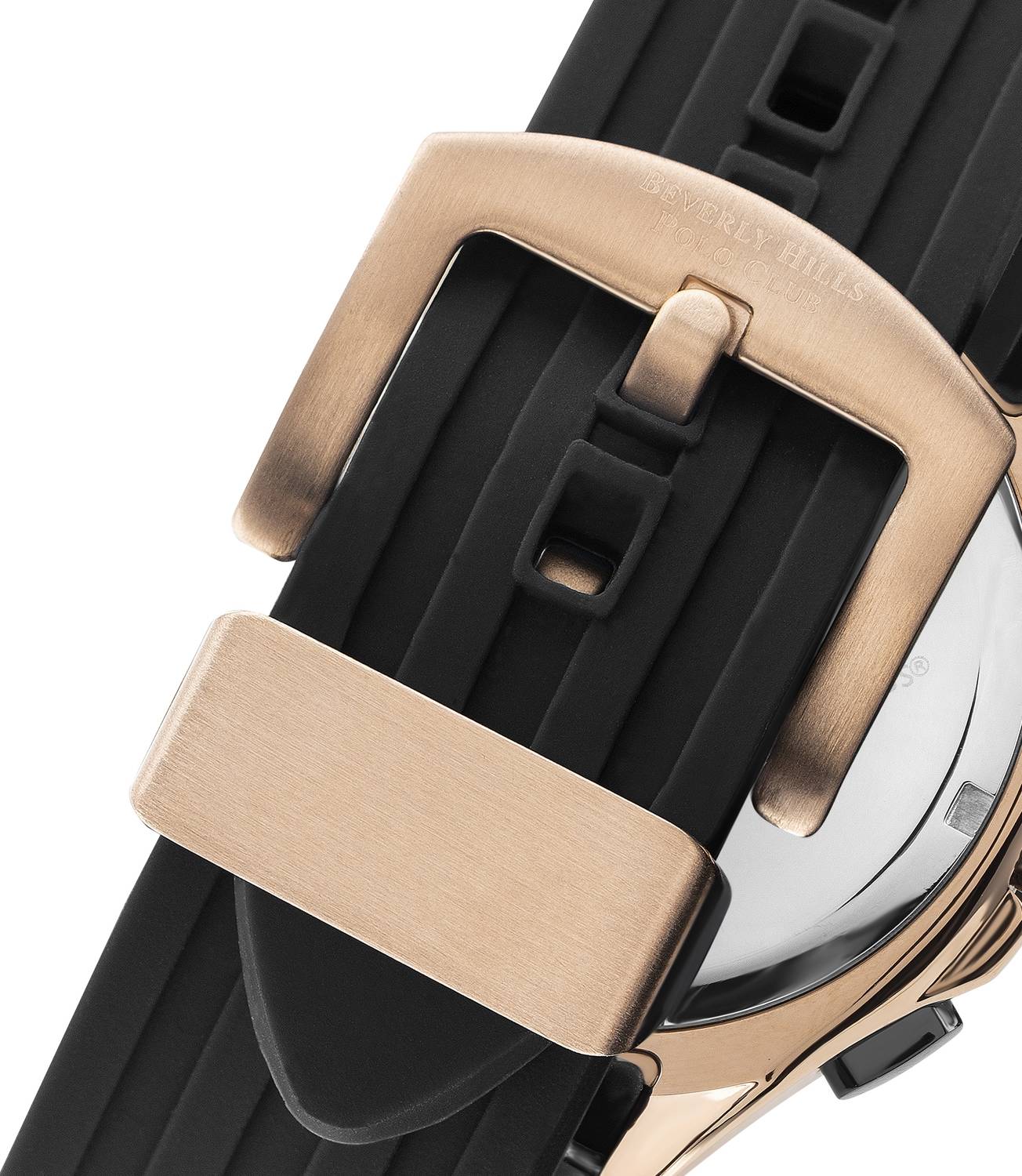 BEVERLY HILLS POLO CLUB  Мужские часы, кварцевый механизм, сталь с покрытием, 42 мм