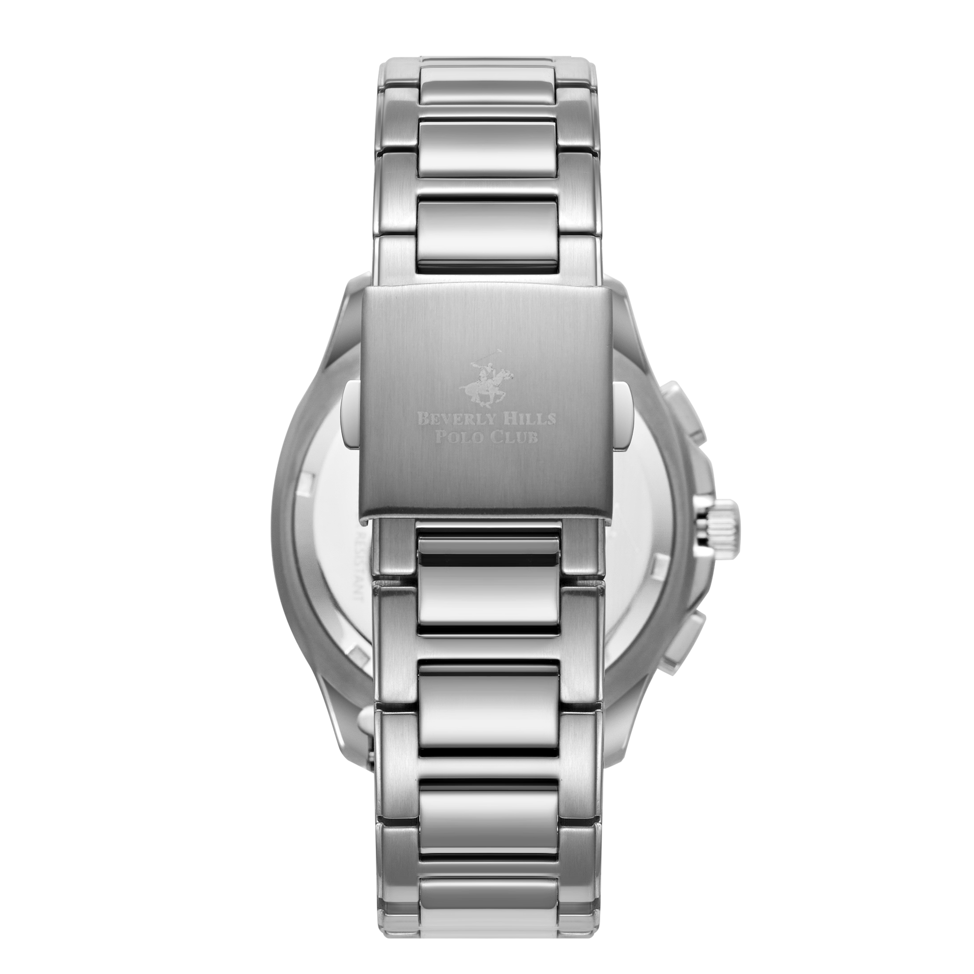 BEVERLY HILLS POLO CLUB  Мужские часы, кварцевый механизм, сталь, 42 мм