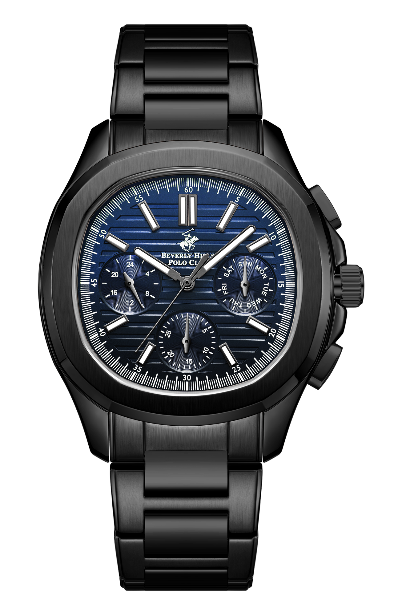 BEVERLY HILLS POLO CLUB   часы, кварцевый механизм, 42 мм