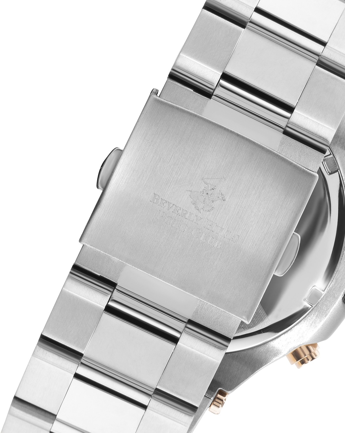 BEVERLY HILLS POLO CLUB  Мужские часы, кварцевый механизм, сталь с покрытием, 48 мм