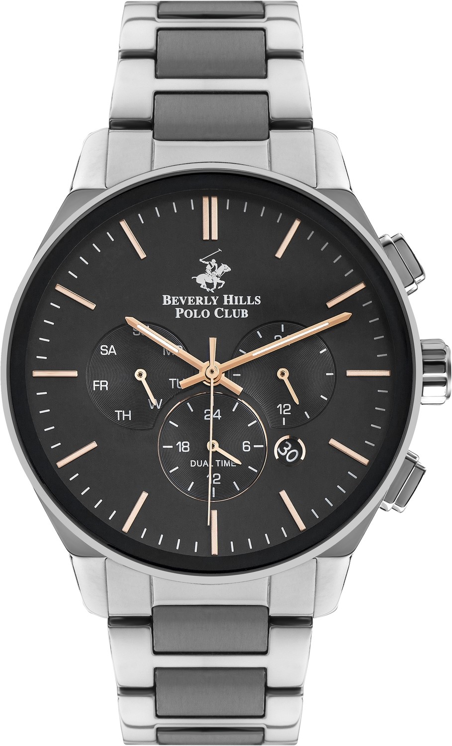 Часы BEVERLY HILLS POLO CLUB  BP3223X.350 Мужские часы, кварцевый механизм, сталь, 44 мм