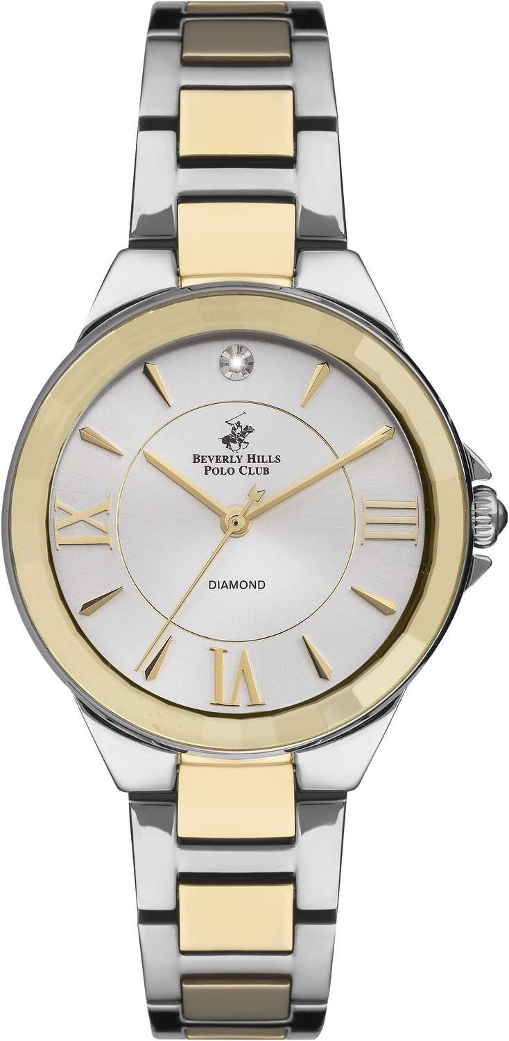 Часы BEVERLY HILLS POLO CLUB  BP3228X.230 Женские часы, кварцевый механизм, сталь с покрытием, 33 мм