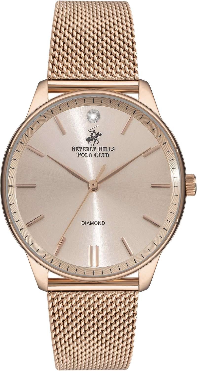 Часы BEVERLY HILLS POLO CLUB  BP3231X.410 Женские часы, кварцевый механизм, сталь с покрытием, 34 мм