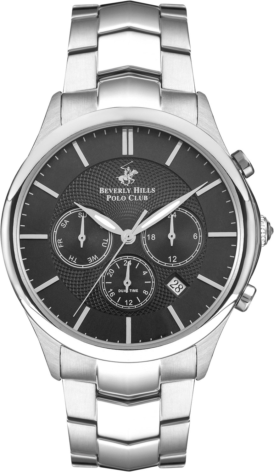 Часы BEVERLY HILLS POLO CLUB  BP3232X.350 Мужские часы, кварцевый механизм, сталь, 43 мм