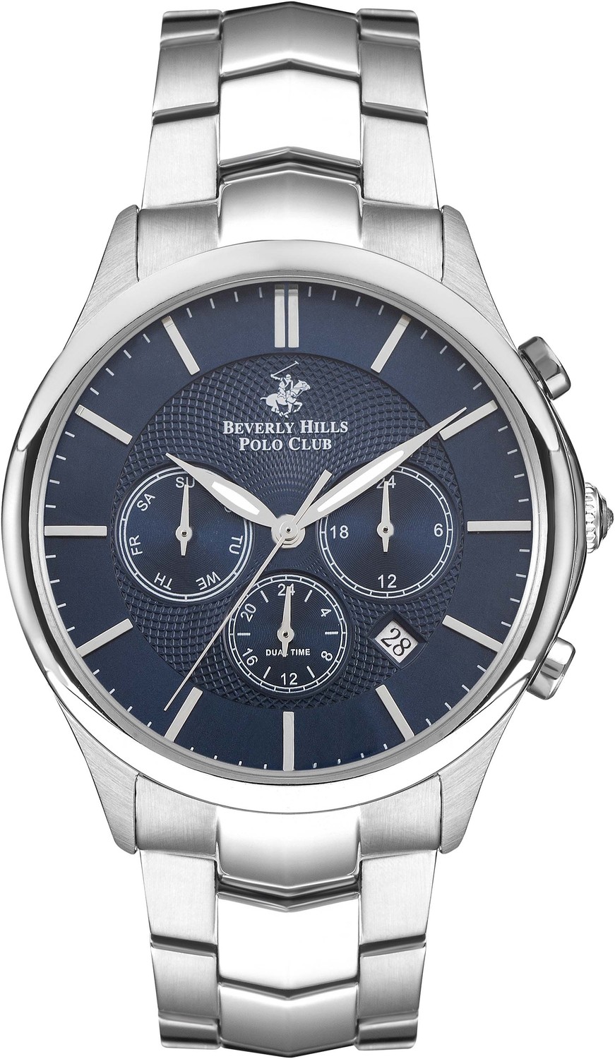 Часы BEVERLY HILLS POLO CLUB  BP3232X.390 Мужские часы, кварцевый механизм, сталь, 43 мм