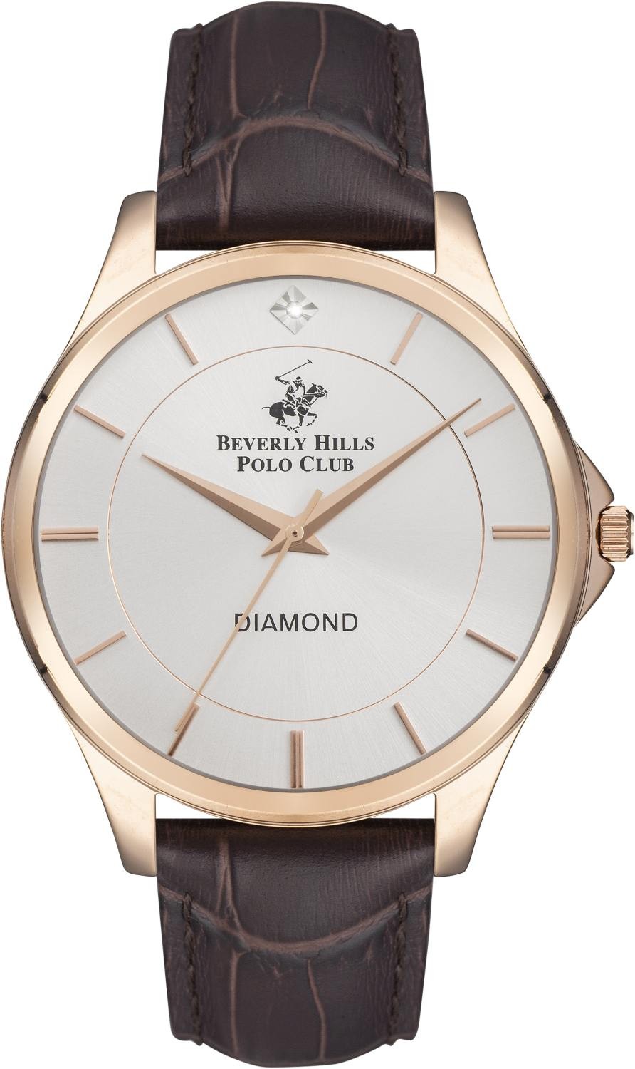 Часы BEVERLY HILLS POLO CLUB  BP3240X.432 Мужские часы, кварцевый механизм, сталь с покрытием, 43 мм
