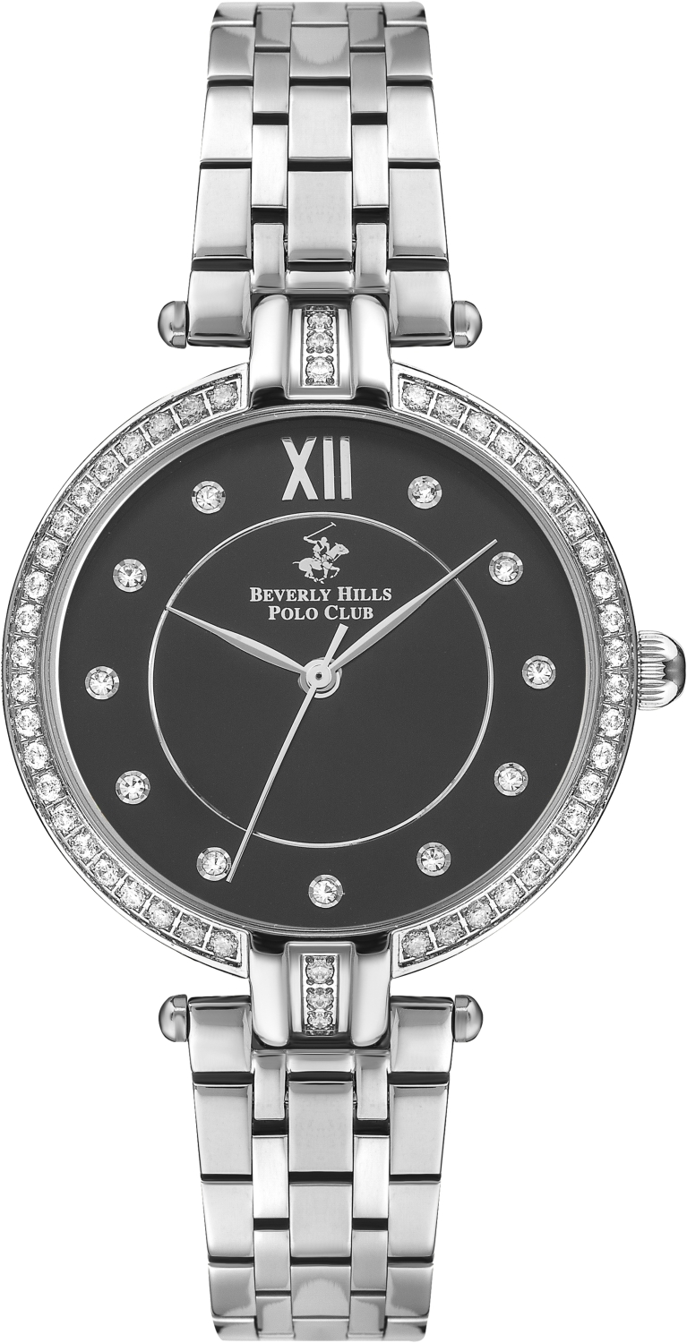 BEVERLY HILLS POLO CLUB  Женские часы, кварцевый механизм, сталь, 35 мм