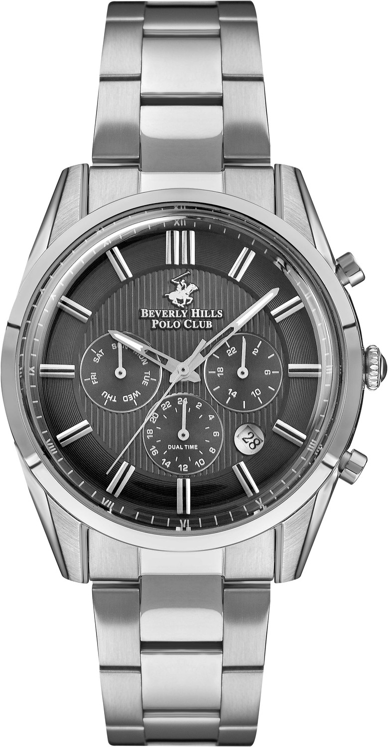 Часы BEVERLY HILLS POLO CLUB  BP3262X.350 Мужские часы, кварцевый механизм, сталь, 44 мм