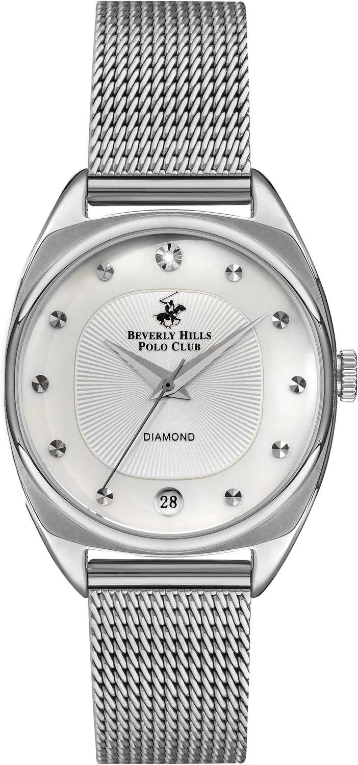 BEVERLY HILLS POLO CLUB  Женские часы, кварцевый механизм, сталь, 31 мм