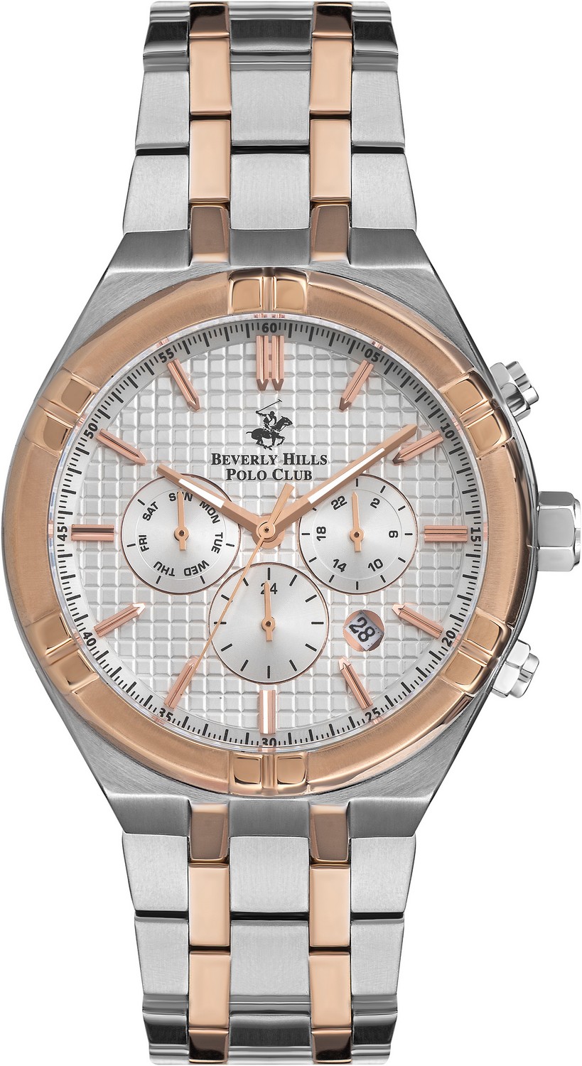 Часы BEVERLY HILLS POLO CLUB  BP3273X.530 Мужские часы, кварцевый механизм, сталь с покрытием, 45 мм