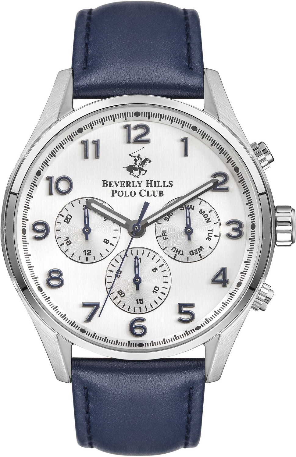 Часы BEVERLY HILLS POLO CLUB  BP3282X.339 Мужские часы, кварцевый механизм, сталь, 46 мм