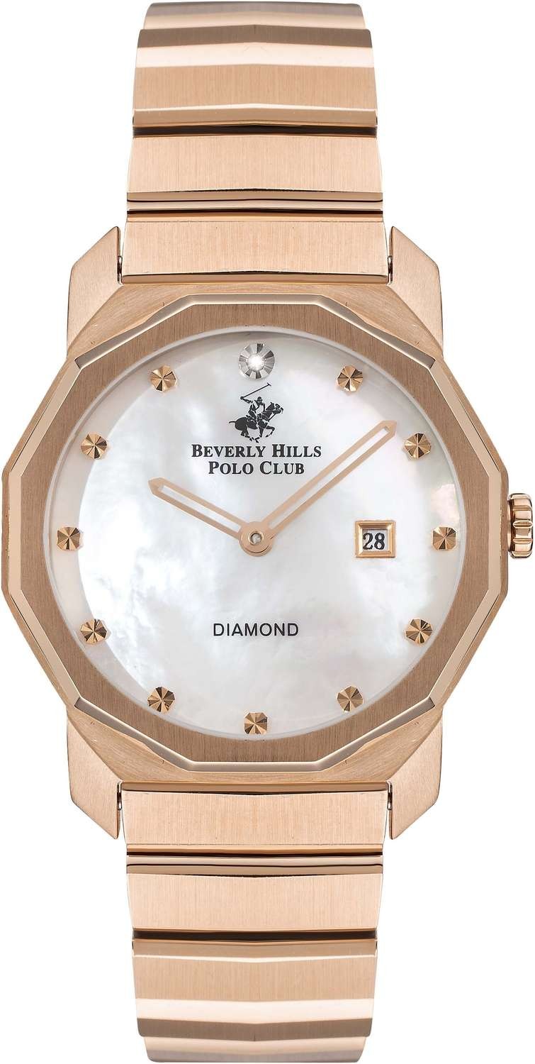 Часы BEVERLY HILLS POLO CLUB  BP3284X.420 Женские часы, кварцевый механизм, сталь с покрытием, 34 мм