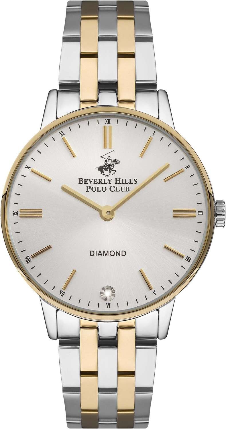 Часы BEVERLY HILLS POLO CLUB  BP3289X.230 Женские часы, кварцевый механизм, сталь с покрытием, 34 мм