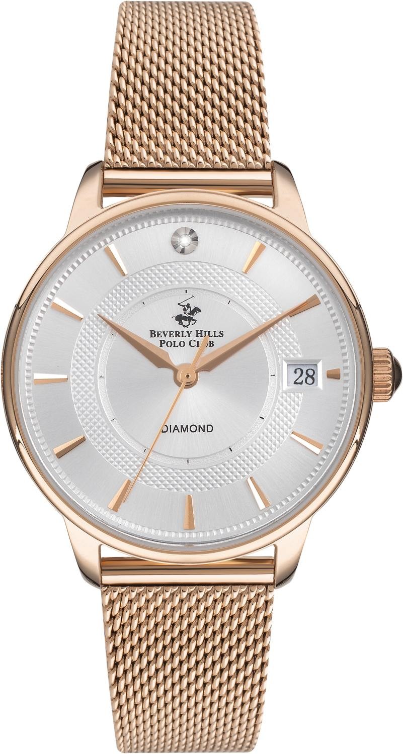Часы BEVERLY HILLS POLO CLUB  BP3292X.430 Женские часы, кварцевый механизм, сталь с покрытием, 34 мм