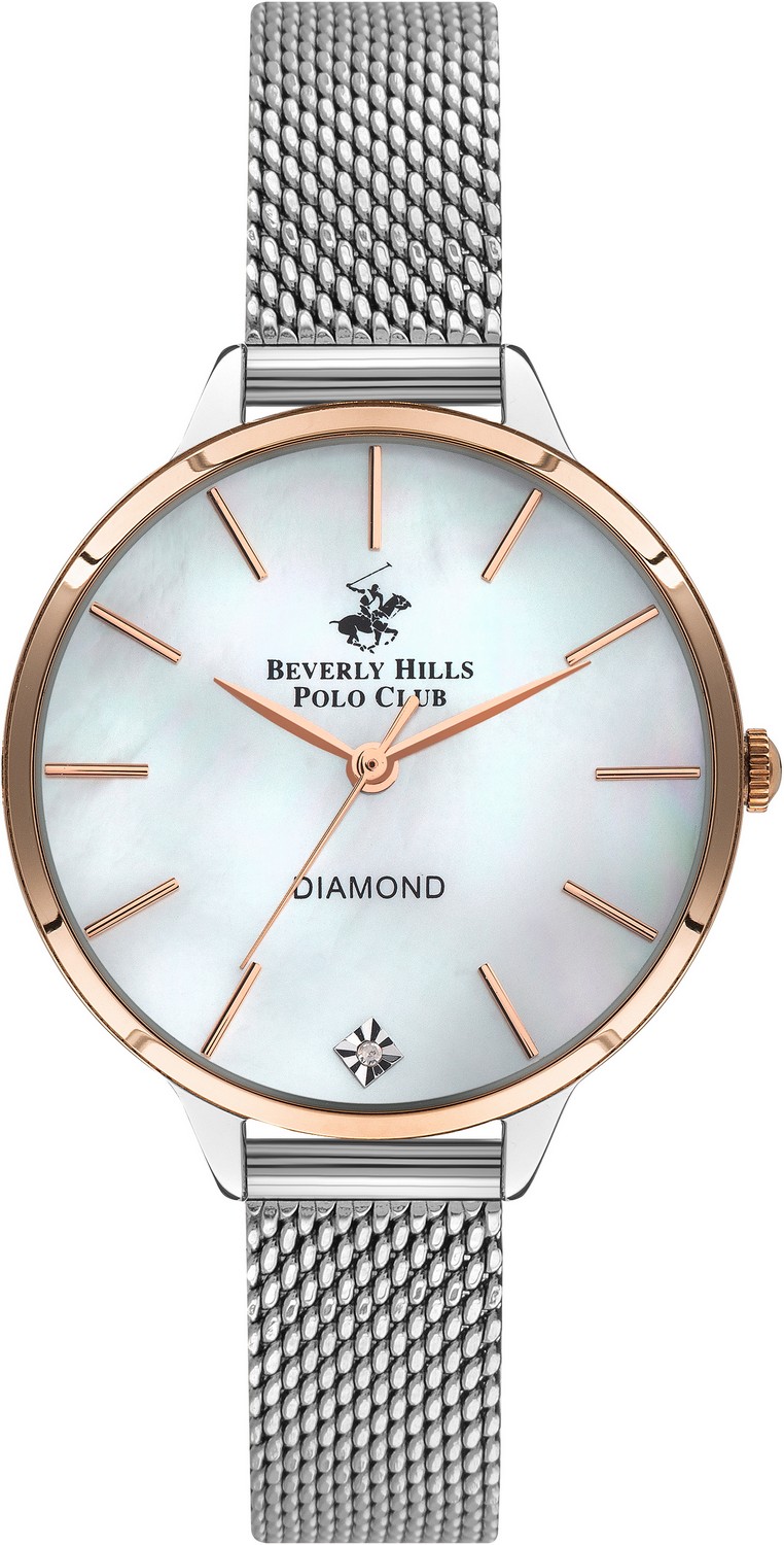 Часы BEVERLY HILLS POLO CLUB  BP3305X.520 Женские часы, кварцевый механизм, сталь с покрытием, 35 мм