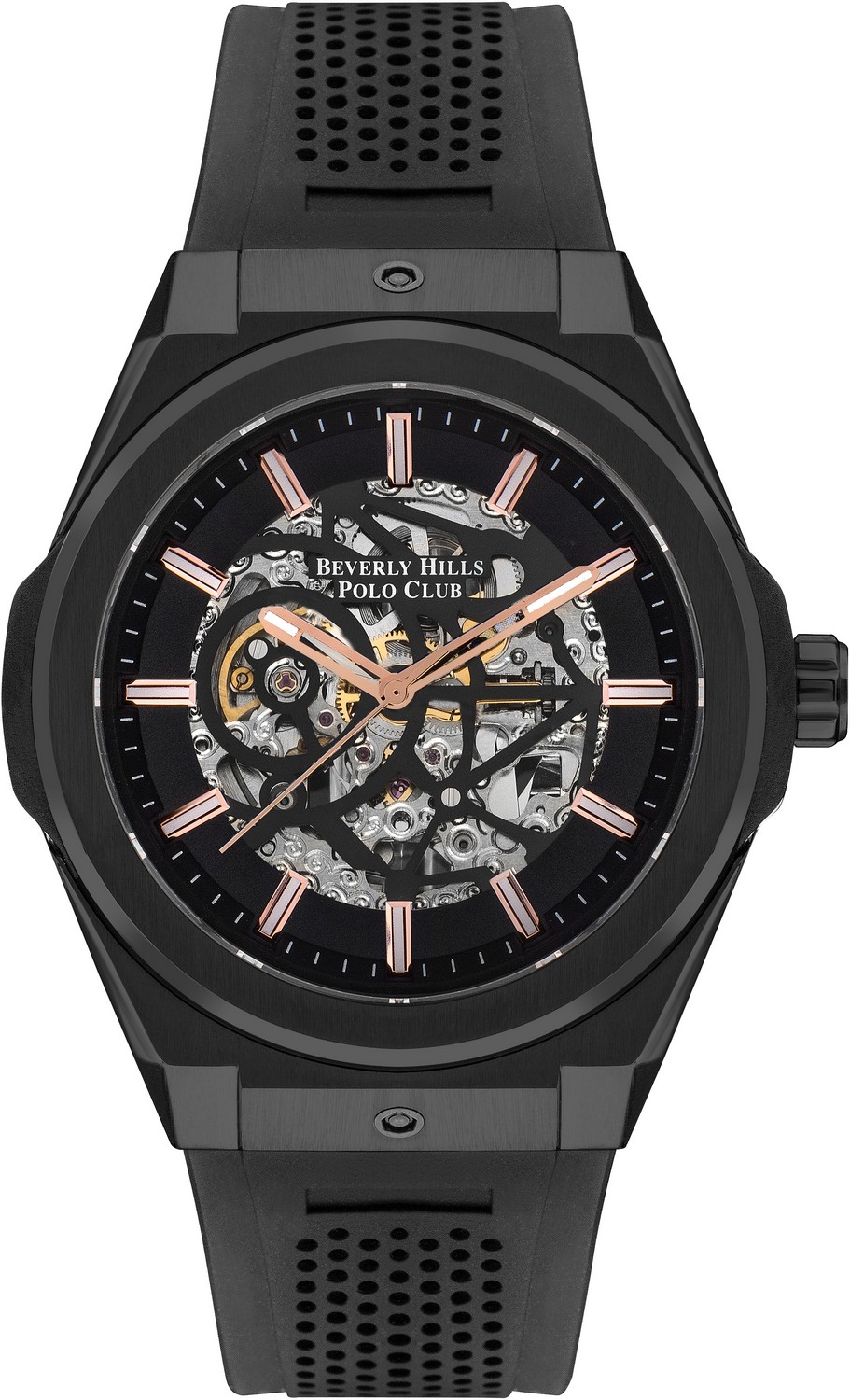 Часы BEVERLY HILLS POLO CLUB  BP3315X.061 Мужские часы, автоматический механизм, сталь с покрытием, 46 мм