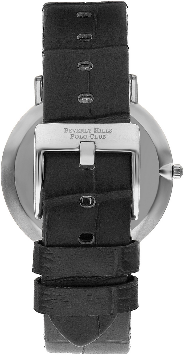 BEVERLY HILLS POLO CLUB  Мужские часы, кварцевый механизм, сталь, 41 мм