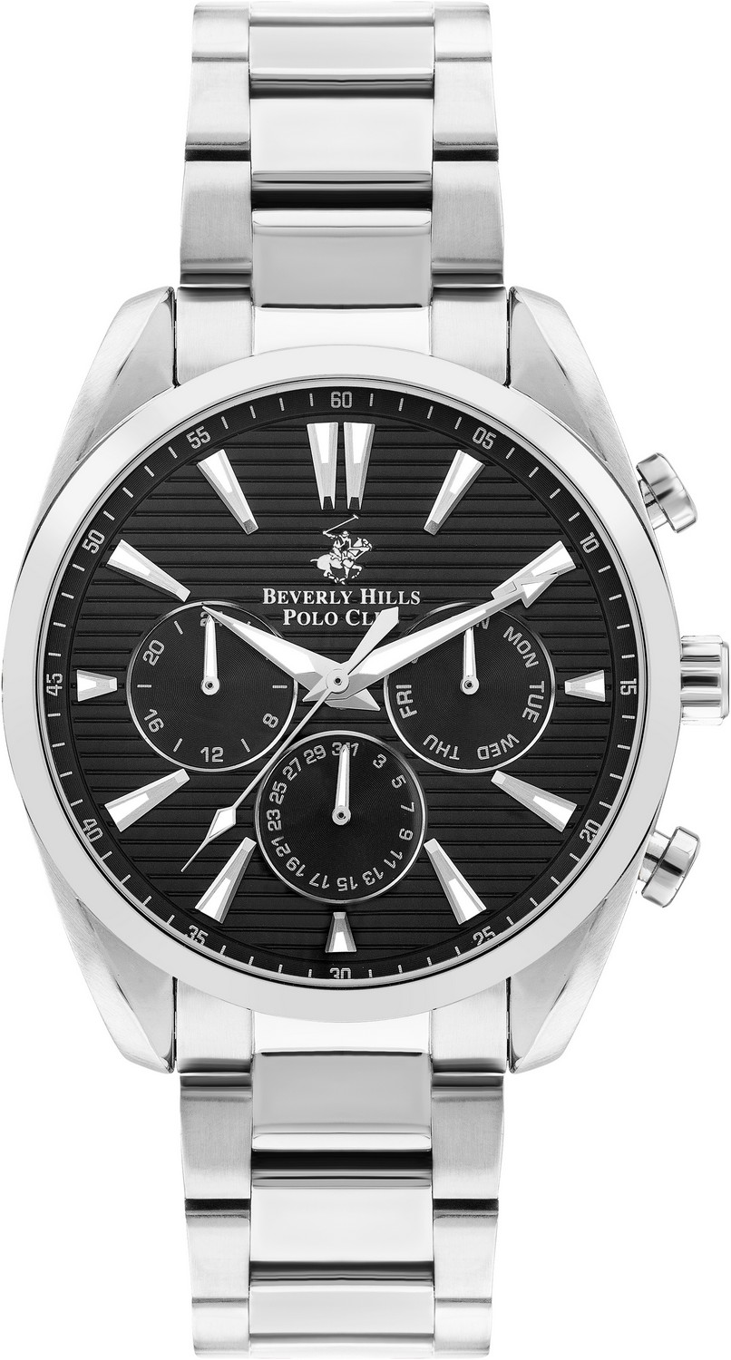 Часы BEVERLY HILLS POLO CLUB  BP3336X.350 Мужские часы, кварцевый механизм, сталь, 45 мм