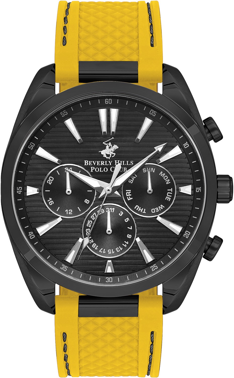 Часы BEVERLY HILLS POLO CLUB  BP3337X.654 Мужские часы, кварцевый механизм, сталь с покрытием, 45 мм